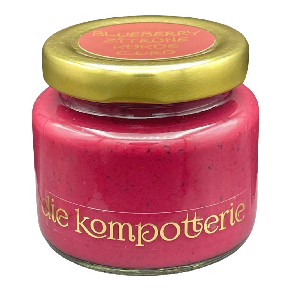 Blueberry-Zitrone-Kokos Curd