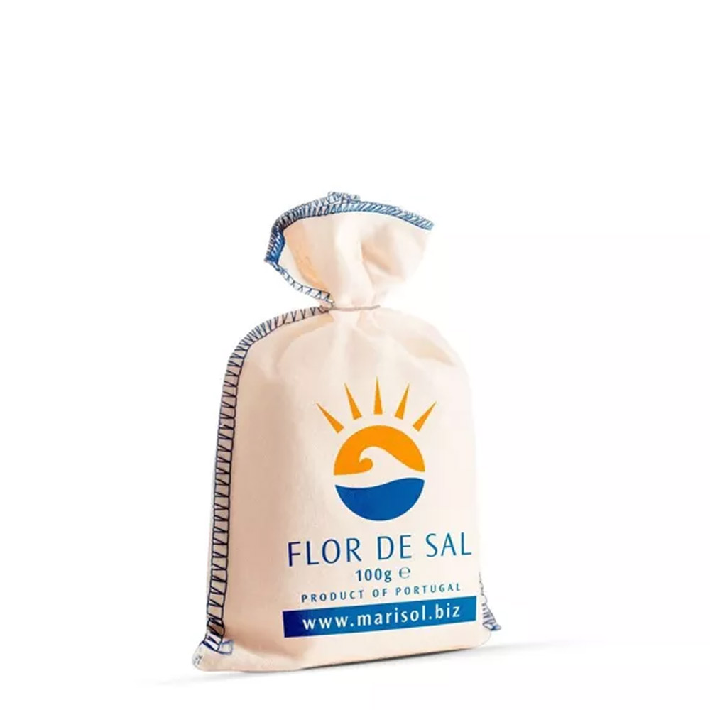 100g Marisol Flor de Sal im Stoffbeutel